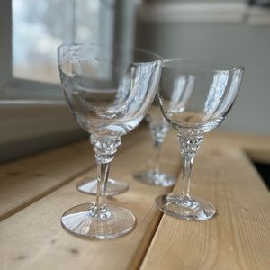 Tiffin Franciscan Majesty Stem 17507 Water Goblets Set of 4